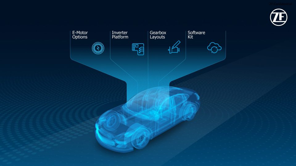 ZF presenta le nuove trazioni elettriche per vetture, veicoli commerciali e  industriali
